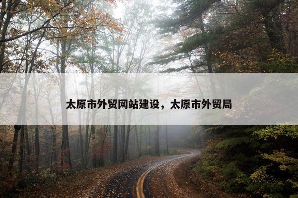 太原市外贸网站建设，太原市外贸局-第1张图片-冷动云