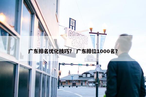 广东排名优化技巧？ 广东排位1000名？-第1张图片-冷动云