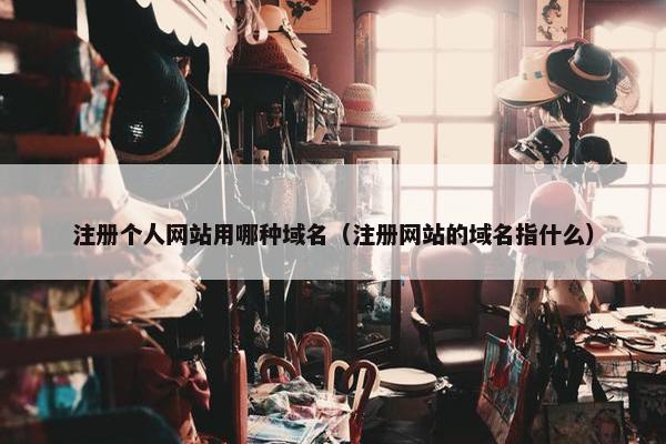 注册个人网站用哪种域名（注册网站的域名指什么）-第1张图片-冷动云