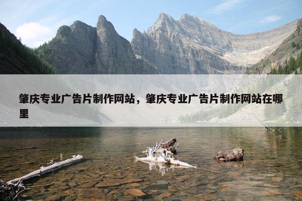 肇庆专业广告片制作网站，肇庆专业广告片制作网站在哪里-第1张图片-冷动云