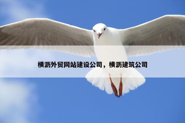 横沥外贸网站建设公司，横沥建筑公司-第1张图片-冷动云