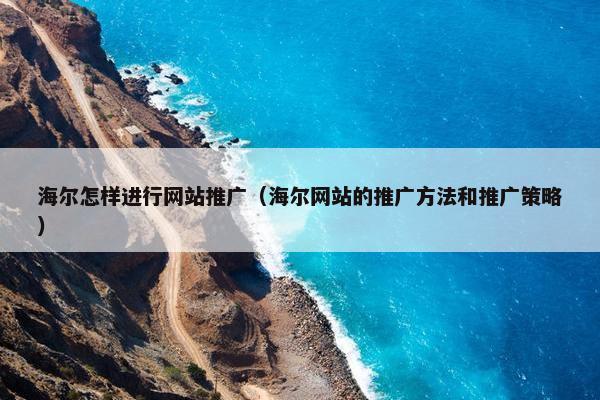 海尔怎样进行网站推广（海尔网站的推广方法和推广策略）-第1张图片-冷动云