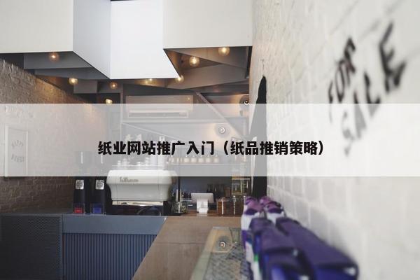 纸业网站推广入门（纸品推销策略）-第1张图片-冷动云