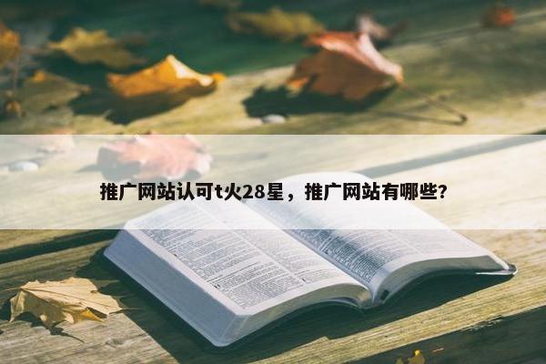 推广网站认可t火28星，推广网站有哪些?-第1张图片-冷动云