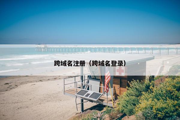 跨域名注册（跨域名登录）-第1张图片-冷动云