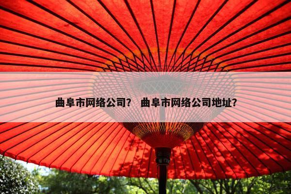 曲阜市网络公司？ 曲阜市网络公司地址？-第1张图片-冷动云