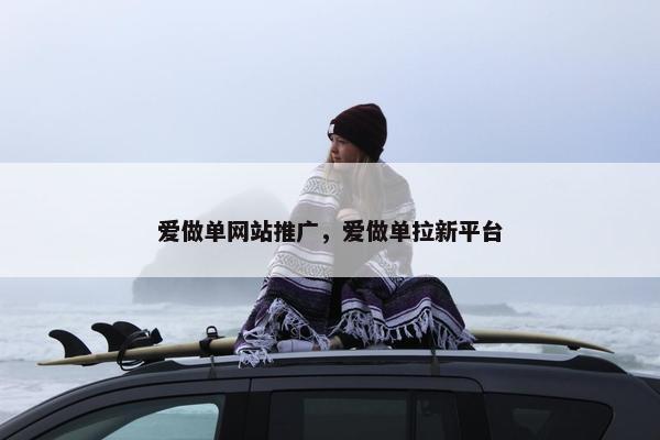 爱做单网站推广，爱做单拉新平台-第1张图片-冷动云