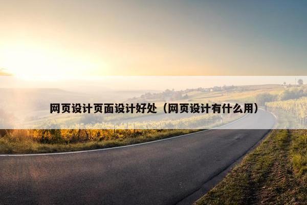 网页设计页面设计好处（网页设计有什么用）-第1张图片-冷动云