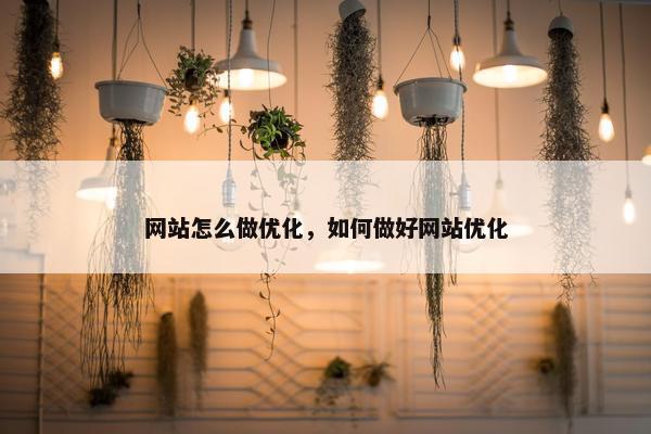 网站怎么做优化，如何做好网站优化-第1张图片-冷动云
